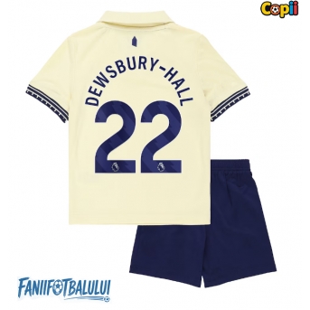Everton Kiernan Dewsbury-Hall #22 Echipament de Fotbal Replică 2025-26 Copii Deplasare (+ Șorturi)